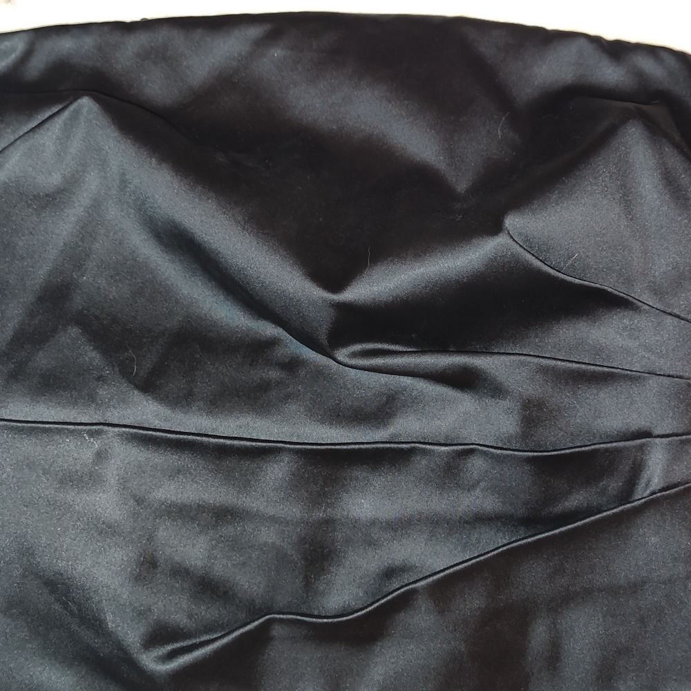 PAPELL BOUTIQUE Evening Women's Black Ruched Strapless Bustier Size 4 - Picture 2 of 7